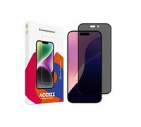 Accezz Accezz Protection d'écran en verre trempé Privacy pour iPhone 16 Pro Max / 17 Pro Max Transparent