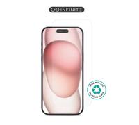 Protection d'écran eSTUFF INFINITE pour iPhone 16. Titan Shield. Verre trempé, E
