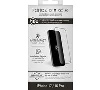 Protection d'écran Forceglass 2,5D Anti-Impact Transparent pour iPhone 17 et 16 Pro