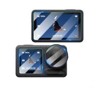 Protection d'écran HD en verre trempé anti-reflet et protection d'objectif pour DJI Action 6 Pro, film de protection complet résistant aux rayures