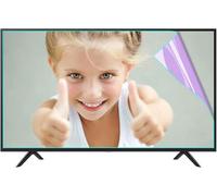 Protection D'Écran Hd Transparente Antichoc Pour Téléviseurs 32-75 Pouces - Film Antireflet/Anti-Lumière Bleue/Anti-Rayures - Compatible Avec Sharp, Sony, Samsung, Hisense Et Lg / Transparent / 75 Po