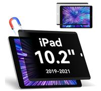 Protection d'écran magnétique de confidentialité compatible avec iPad 9ème, 8ème, 7ème et 10,2" et iPad Air 3ème et iPad Pro 10,5", amovible, anti-reflets, lumière bleue, sans bulles, filtre privé