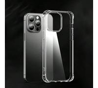 Protection d'écran minimaliste en TPU transparent antichoc avec coussins d'air aux coins 1 pièce Étui de téléphone minimaliste classique transparent compatible avec iPhone 13/11, Étui de téléphone en