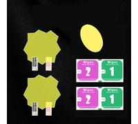 Protection d'écran pour console Tamagotchi for Paradise Game Console pour Tamagotchi for Paradise Film TPU avec Film Teinte Jaune Protection sans bulles Installation sans bulles Anti-rayure 2 panneaux