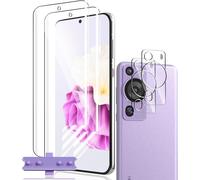 Protection Décran Pour Huawei P60 Pro Film Flexible Tpu 2 Pièces + Caméra Arrière Protecteur 2 Pièces,Sans Bulles/Anti-Rayures/Facile À Installer Pour Huawei P60 Pro Protection Décran