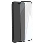 Protection d'Écran pour iPhone 16 Pro Max en Verre Trempé 9H 3D Antibactérien Crong Noir transparent