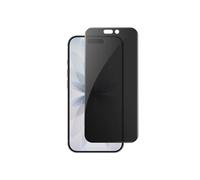 4smarts Protection d'écran pour iPhone 17 – Verre trempé anti-espion – Noir transparent
