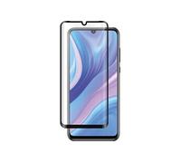 - Protection d'écran pour téléphone portable - 2.5D - verre - transparent avec cadre noir - pour Huawei P Smart S