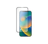 - Protection d'écran pour téléphone portable - + SmartFrame - 2.5D - verre - couleur de cadre noir - pour Apple iPhone 15