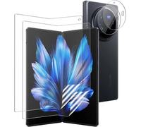 Protection Décran Pour Vivo X Fold3 Pro 5g Film Flexible Tpu 2 Pièces + Caméra Arrière Protecteur 2 Pièces,Sans Bulles/Anti-Rayures Protection Pour Vivo X Fold 3 Pro Verre Trempé