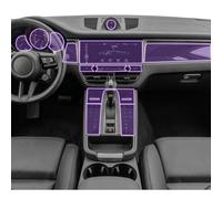 Protection d'écran prédécoupée pour navigation GPS de voiture, film transparent invisible, film intérieur en TPU, pour Porsche Macan 2022-2024 (pour conduite à droite/transparent)