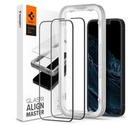 Protection d'écran - SPIGEN - AlignMaster Cover - Verre trempé - 2 Pack - iPhone 13/13 Pro