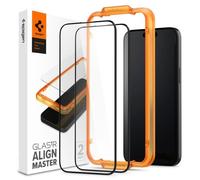 Protection d'écran - Spigen - AlignMaster Cover - Verre trempé 9H - 2 Pack - iPhone 15 Pro Max