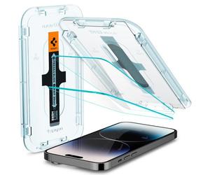 Protection d'écran - SPIGEN - GLAStR Fit - iPhone 14 Pro - Verre trempé - Applicateur inclus