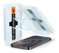 Spigen EZ Fit Verre Trempé Anti-Espion [Lot de 2] pour iPhone 14 Plus | 13 Pro Max, Installation facile, Dureté 9H, Anti-traces, Sensibilité tactile, Compatible coques, Protection écran