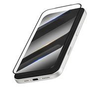 Protection d'Écran Verre Trempé pour iPhone 17 Pro Bords Arrondis 10D Noir transparent
