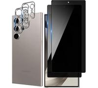 Protection d'écran vie privée pour Samsung Galaxy S25 Ultra - 2 Verres Trempés + 2 Protège-lentilles Caméra, 9H Anti-rayures Anti-traces