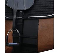 Protection d'éperons pour cheval - Élastique - Noir - Taille : pur-sang