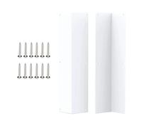 Protection des Angles en Métal,2 Pièces de Protection de Bordure d'angle - Protecteur Anti-Choc pour Meubles - pour Mur Cheminée Porte Tiroir Armoire Plan de Travail Meuble Table et Usage