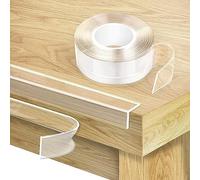 Protection des bords 2 m - 5 cm extra large, 2 mm d'épaisseur, ne jaunit pas, transparent comme du cristal, forte adhérence, peut être enlevé sans laisser de résidus pour protection des bords de bébé