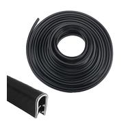 Protection des bords de portière de voiture - 5 m - En caoutchouc en forme de U - Protection des bords de porte de voiture - Pour voiture, SUV, monospace, portes, coffre, capot (5 m)