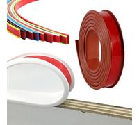 Protection des bords en forme de U - 1 m - Autocollant en TPE - Pour meubles en bois - Pour armoires, contreplaqué, tables, armoires, protection des bords pour panneaux en bois (marron, 12 mm)