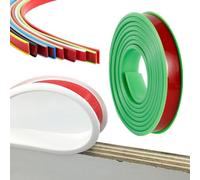 Protection des bords en forme de U - 1 m - Autocollant en TPE - Pour meubles en bois - Pour armoires, contreplaqué, tables, armoires, protection des bords pour panneaux en bois (vert, 32 mm)