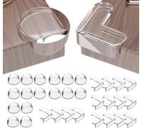 Protection Des Bords En Silicone Pour Bébés - 32 Capuchons Transparents Sécurisés Multicolore