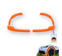 Protection des bords pour robot tondeuse Segway Navimow - Facile à installer, pas de collage nécessaire (orange i205, i208, i210)