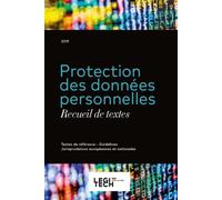 Protection des données personnelles Recueil de textes 2022 - Jean-François Henrotte - Legitech - broché - Etude