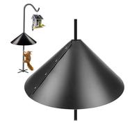 Protection des écureuils - Échelle mangeoire pour oiseaux, preuve de - Grande dropel sonore pour écureuil - Mangeoire à oiseaux invisible pour le guérisseur d'oiseaux avec enroulement autour de