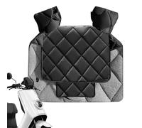 Protection des jambes d'hiver pour moto, bouclier coupe-vent en cuir PU, protection chaude avec doublure en peluche | Équipement thermique d'isolation thermique Couverture extérieure