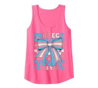 Protection des Jeunes transgenres transgenres Trans Pride Drapeau LGBTQ Fille Débardeur