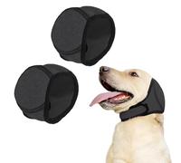 Protection des oreilles pour chien - Pour nager et se baigner - Imperméable - Avec protection contre le bruit - Confortable - Silencieux - Bonnet apaisant pour chiens de petite, moyenne et grande