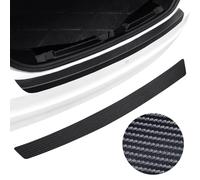 Protection des Pare-Chocs Arrière en Fibre Carbone de Voiture pour Audi Q5 Baujahr 2008-2016, Film Protection Seuil de Coffre Voiture Anti-Rayures Coffre Seuil Protection Autocollant Accessoires