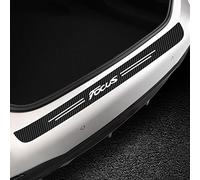 Protection des Pare-Chocs Arrière en Fibre Carbone de Voiture, pour Fo-RD Focus Tuning Accessoires, Auto Coffre Seuil de Bande de Accessoires de Coiffure,Black