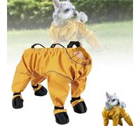 Protection des pattes de chien - Chaussures pour chien avec manteau, vêtements d'hiver imperméables - Pour la neige et le froid - Respirantes et chaudes - Avec bandes réfléchissantes - Pour petits