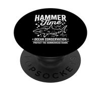 Protection des Requins-marteaux Hammer Time PopSockets PopGrip Adhésif
