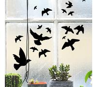 Protection des œuvres d'art, autocollants anti-collision pour vitres afin de prévenir les impacts d'oiseaux (vinyle non adhésif)