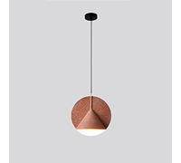 Protection des Yeux Dining Room Chandelier Creative Bar Table Suspendue Nordique Personnalité Chambre à Coucher résine Art Pendant décoratif LED Tricolor Light Intéressant L, Rose