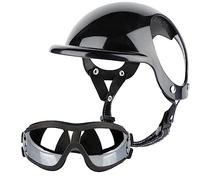 Protection des Yeux pour Chiens, sécurité Respirant réglable avec Protection des Yeux, Lunettes Sole colorées pour la Conduite, la Moto, la Marche, la tête pour Les Petits Chiens Zankie