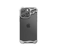 Protection Design pour iPhone 13 Pro Max Coque Bumper Modèle Steel Cover Argent