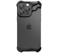 Protection Design pour iPhone 13 Pro Max Coque Bumper Modèle Steel Cover Noir