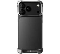 Protection Design pour iPhone 17 Pro Coque Bumper en Aluminium Robuste Arc Pulse Argent Argent