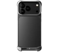 Protection Design pour iPhone 17 Pro Max Coque Bumper en Aluminium Robuste Arc Pulse Argent