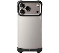 Protection Design pour iPhone 17 Pro Max Coque Bumper en Aluminium Robuste Arc Pulse Noir Noir