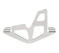 Protection d'étrier de frein à disque pour VTT en alliage d'aluminium usiné CNC pour une protection fiable contre les rochers et la saleté (argenté)