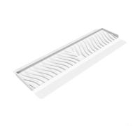 Protection d'évier de cuisine en silicone pour baignoire et comptoir (transparent)