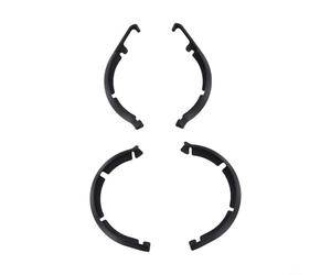 Protection d'hélice anti-collision compatible avec DJI NEO2, design léger avec libération rapide pour un retrait et une installation faciles en vol (noir)