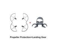 Protection d'hélice Compatible avec Le Couvercle de Cage de Pare-Chocs de | Protecteur d'hélice pour 5 accessoires Pro, avec trépied, couvercle de Cage de pare-chocs de ventilateur d'aile pour(KIT A)